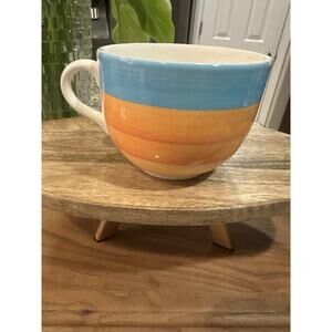 Vintage Handpainted Handled Mug / Cup By TRE CI Made In ITALY
